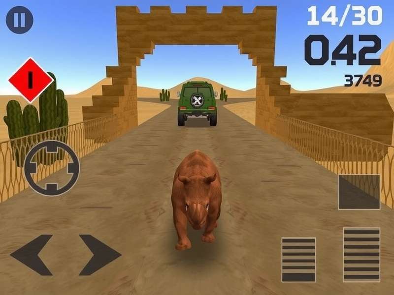 Desert Rhino Victor Game Screenshot